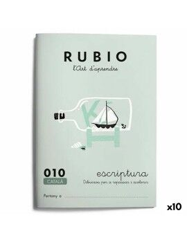 Writing and calligraphy notebook Rubio Nº10 Catalão A5 20 Folhas (10 Unidades)