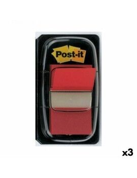 Notas Adhesivas Post-it Index 25 x 43 mm Rojo (3 Unidades)