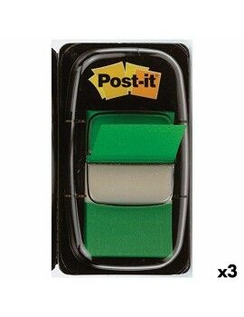 Notas Adhesivas Post-it Index 25 x 43 mm Verde (3 Unidades)