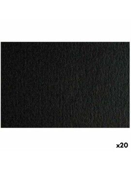 Cartolinas Sadipal LR 200 Texturada Preto 50 x 70 cm (20 Unidades)