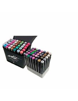 Set de Rotuladores Alex Bog Luxury Canvas Gama Artist 40 Piezas Doble punta Multicolor