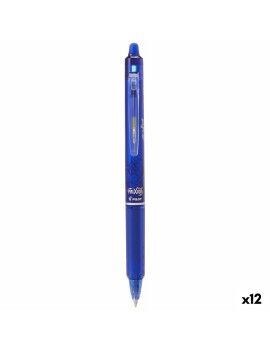 Esferográfica de tinta líquida Pilot Frixion Clicker Azul 0,4 mm (12 Unidades)