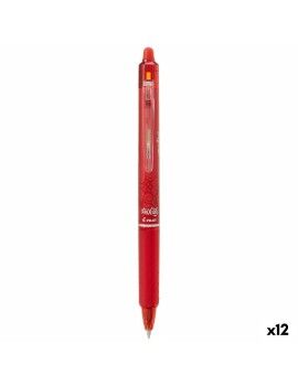 Esferográfica de tinta líquida Pilot Frixion Clicker Vermelho 0,4 mm (12 Unidades)