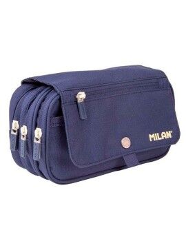 Bolsa Escolar Milan Serie1918 Azul 13 x 24 x 10 cm