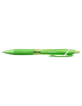 Boligrafo de tinta líquida Uni-Ball Jetstream SXN-150C-07 Verde Claro 1 mm (10 Piezas)