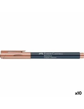 Rotulador Faber-Castell Metallics Copper Cabana (10 Unidades)