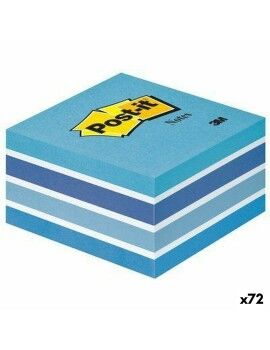 Notas Adesivas Post-it Azul Pastel 76 x 76 mm (72 Unidades)