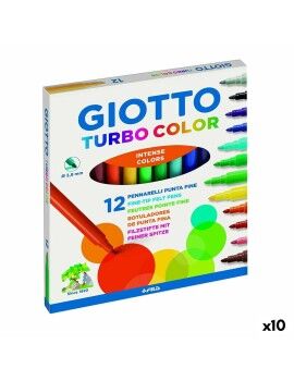 Set de Rotuladores Giotto Turbo Color Multicolor (10 Unidades)