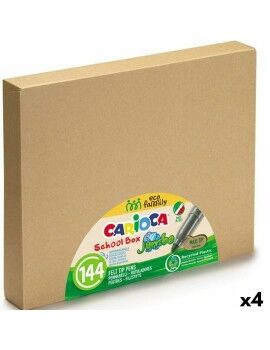 Set de Rotuladores Carioca Schoolbox Multicolor (4 Unidades)