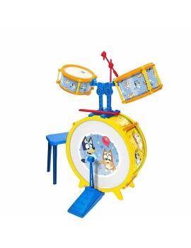 Bateria Musical Bluey Infantil 55 x 36 x 38 cm