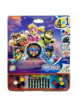 Dibujos para pintar The Paw Patrol Giga Block  Álbum de Pegatinas 4 en 1