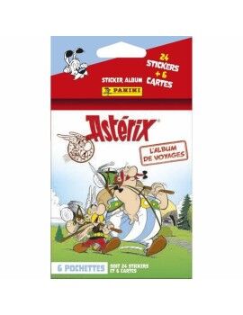 Pack de cromos Panini Astérix -  L'Album de Voyages 6 Sobrescritos