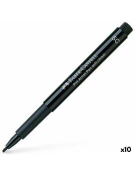 Rotuladores Faber-Castell Pitt Artist Pen SC 199 Caligrafía Negro (10 Unidades)