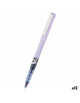 Boligrafo de tinta líquida Pilot V-5 Hi-Tecpoint Violeta 0,3 mm (12 Unidades)