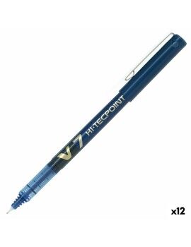 Boligrafo de tinta líquida Pilot V-7 Hi-Tecpoint Azul 0,5 mm (12 Unidades)