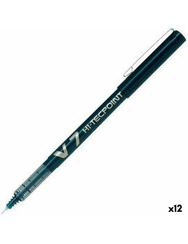 Boligrafo de tinta líquida Pilot V-7 Hi-Tecpoint Negro 0,5 mm (12 Unidades)