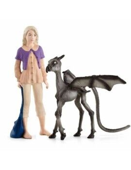 Figura de Acción Schleich Luna Lovegood & Baby Thestral Moderno