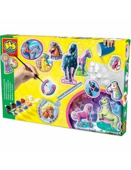 Set de Pasta Moldeable SES Creative Molding and painting - Fantasy horses