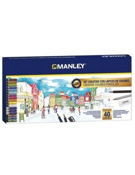 Set de Dibujo Manley 40 Piezas Multicolor