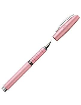 Pena de Caligrafia Faber-Castell Essentio F Cor de Rosa