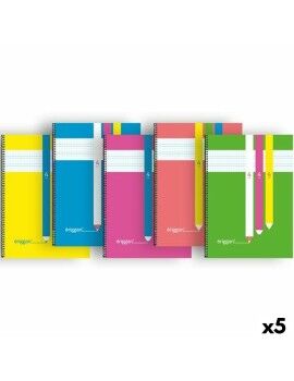 Cuaderno Eriggan Din A4 80 Hojas (5 Unidades)