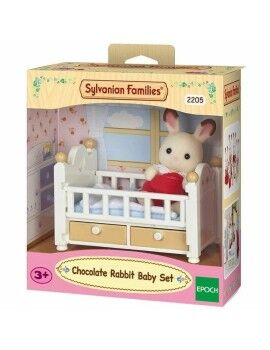 Figura de Acción Sylvanian Families Baby Rabbit Chocolate Bed