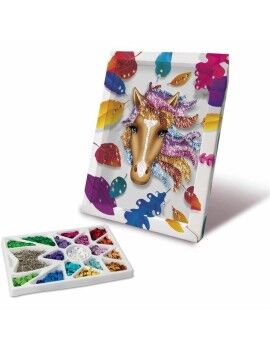 Jogo de Trabalhos Manuais Lansay Collection Sequins Cheval (1 Peça)