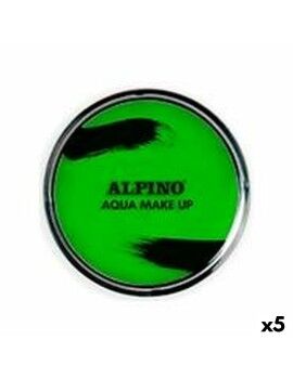 Maquillaje en Polvo Alpino Al agua 14 g Verde (5 Unidades)