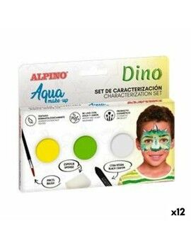 Conjunto de Maquilhagem Infantil Alpino Dino A água (12 Unidades)