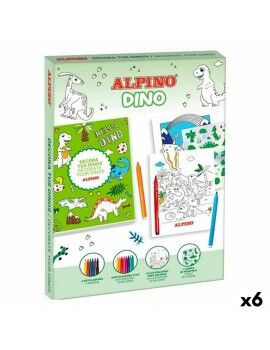 Dibujos para pintar Alpino Dino Multicolor (6 Unidades)