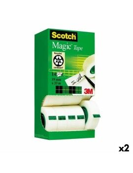 Conjunto de Fitas-Cola Scotch Invisible Magic 14 Partes 19 mm x 33 m (2 Unidades)