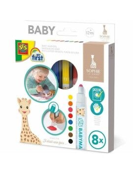 Conjunto de Canetas de Feltro babies SES Creative SOPHIE LA GIRAFE Multicolor