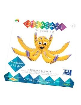 Juego de Manualidades con Papel Oxford Creagami 3D Pulpo