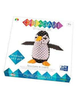 Juego de Manualidades con Papel Oxford Creagami 3D Pingüino