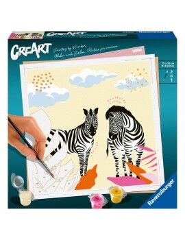 Conjunto de pintura por números Ravensburger Zebra