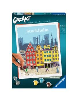 Conjunto de pintura por números Ravensburger Stockholm