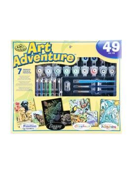 Conjunto de pintura por números Royal & Langnickel Art Adventure 49 Peças