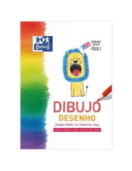 Bloc de dibujo Oxford A4 20 Hojas (5 Unidades)