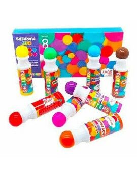 Conjunto de Canetas de Feltro Roymart Dotters 8 Peças Multicolor