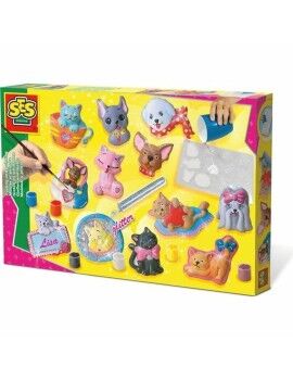 Juego de Manualidades SES Creative Plaster casting dogs and cats