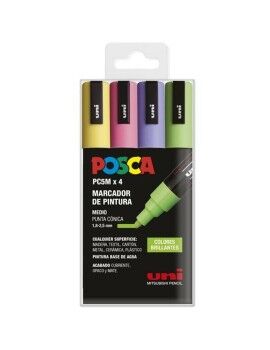 Conjunto de Marcadores POSCA PC-5M Bright 4 Peças