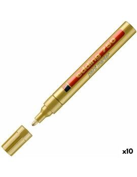 Rotulador permanente Edding 750 Dorado 10 Unidades 2-4 mm (10 Unidades)