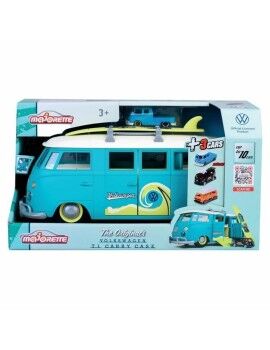 Playset de Vehículos Majorette Volkswagen T1 Carry Case Azul