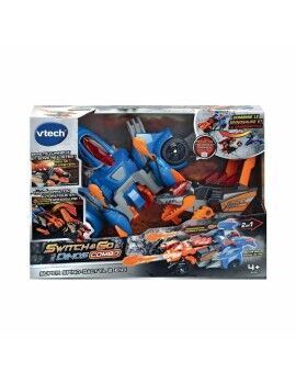 Super Robot Transformable Vtech Switch & Go Dinos Combo: SUPER SPINO-DACTYL 2 IN 1 Dinosaurio