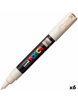 Marcador POSCA PC-1M Bege (6 Unidades)