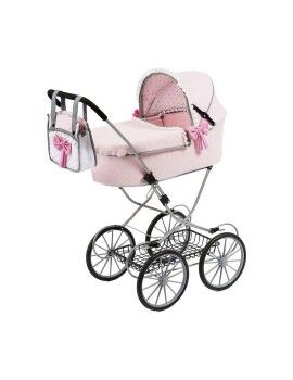 Carrinho para Bonecas Reig Dolls Pram Cor de Rosa 64 cm