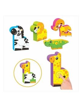 Puzzle Infantil Reig Zoo Blocks 22 Peças