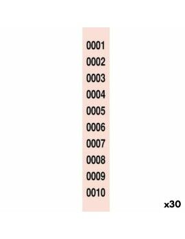 Tiras de Números para Rifa 1-2000 (30 unidades)