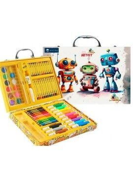 Conjunto de pintura Roymart Robots 68 Peças Multicolor