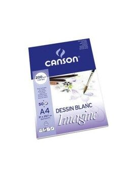 Almofada de desenho Canson Imagine 200 g 50 Folhas 5 Unidades (210 x 297 mm)